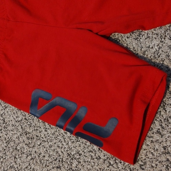 Fila Red Athletic Shorts - Picture 2 of 7